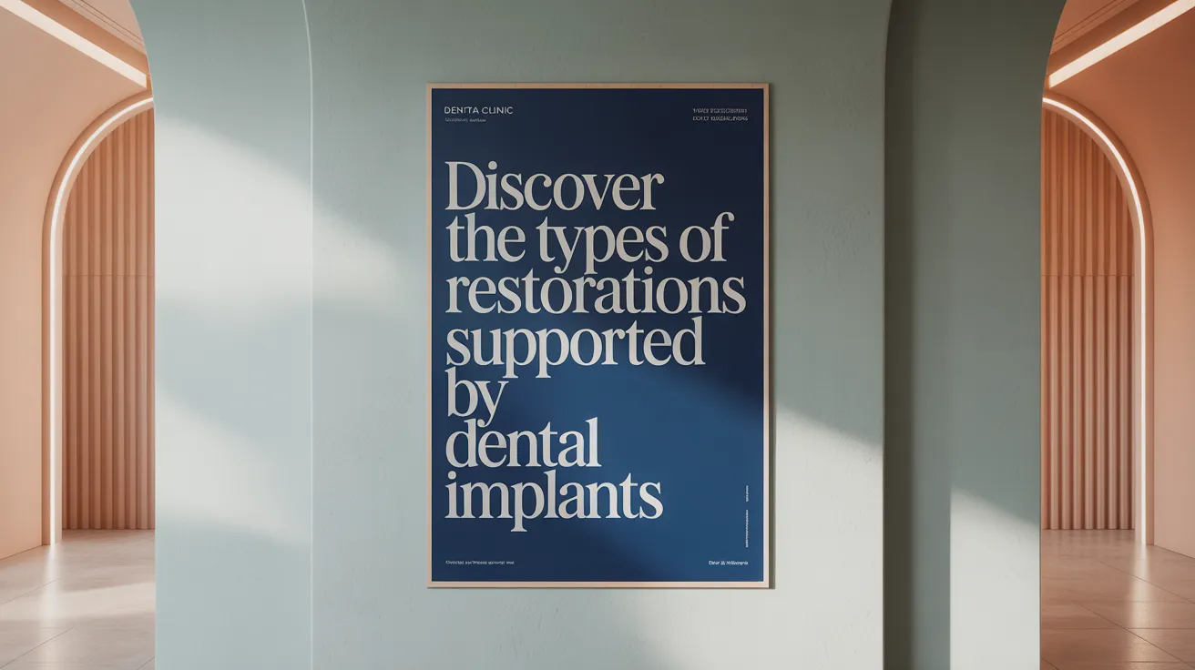 Discover the Types of Restorations Supported by Dental Implants