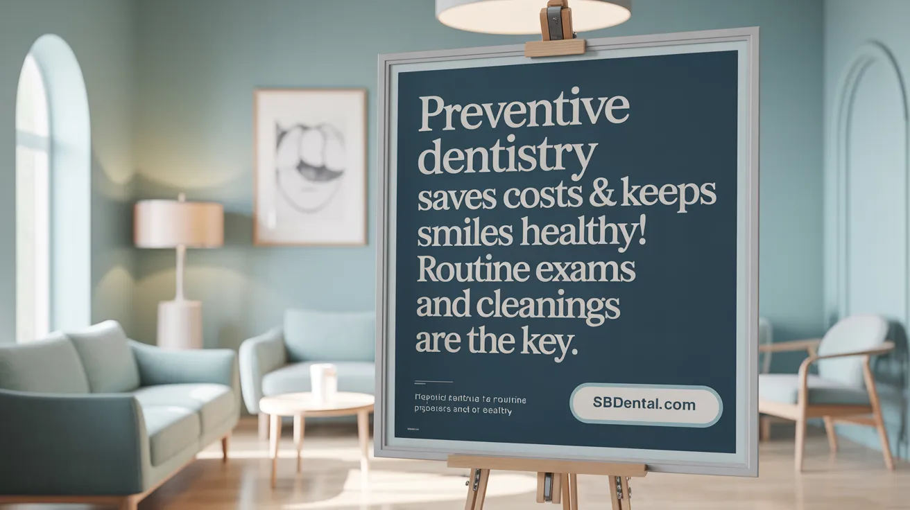 Preventive Dentistry Saves Costs & Keeps Smiles Healthy! Routine exams and cleanings are the key.