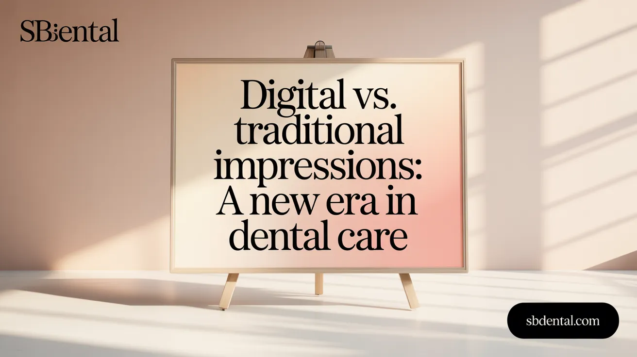 Digital vs. Traditional Impressions: A New Era in Dental Care