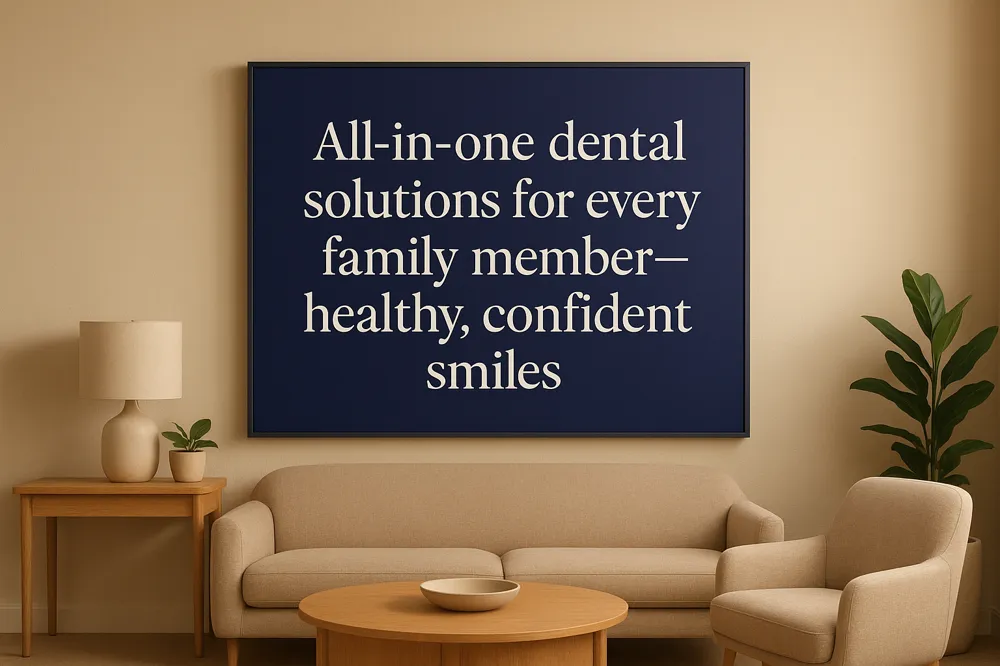 All-in-one dental solutions for every family member—healthy, confident smiles