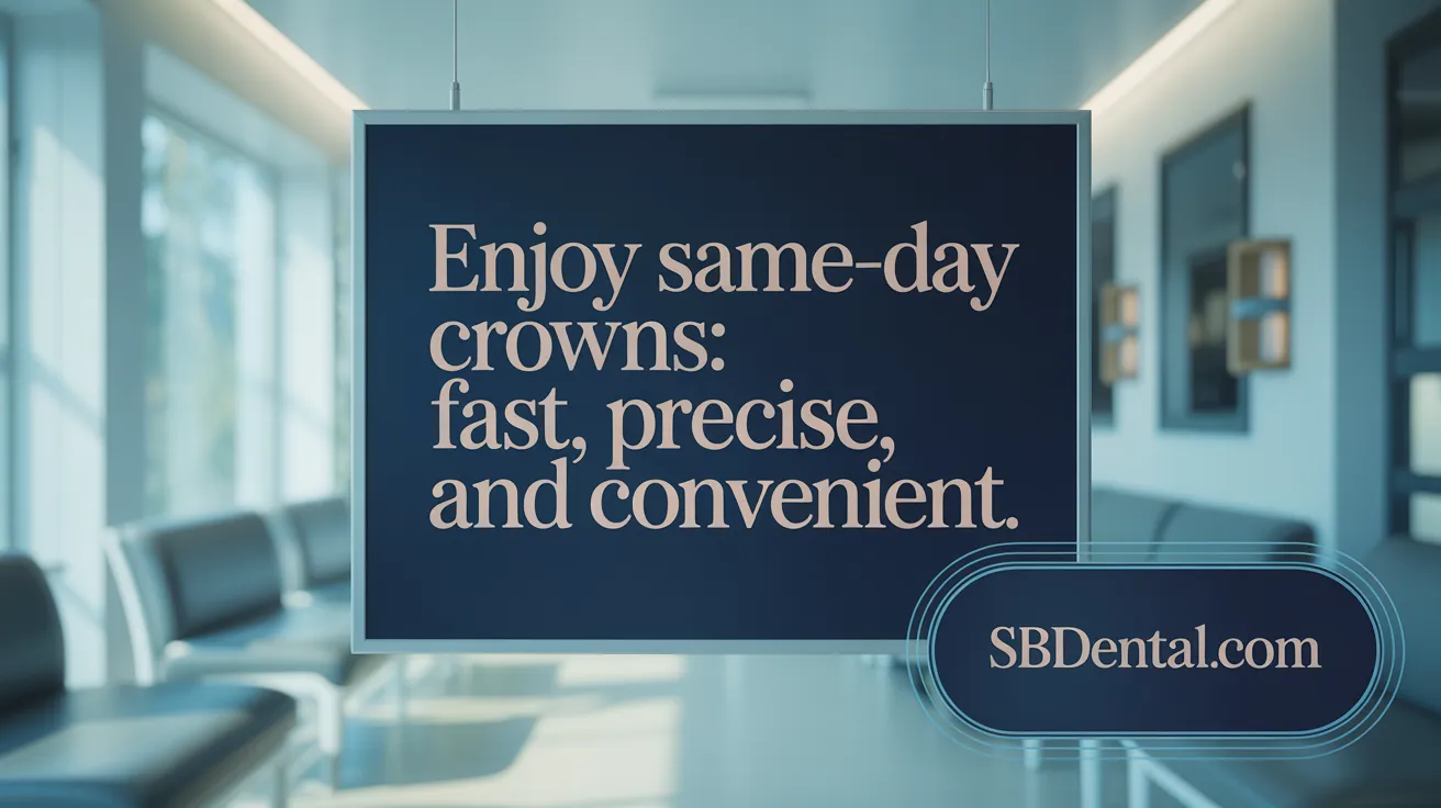 Enjoy Same-Day Crowns: Fast, Precise, and Convenient