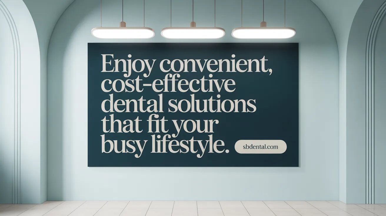 Enjoy convenient, cost-effective dental solutions that fit your busy lifestyle.