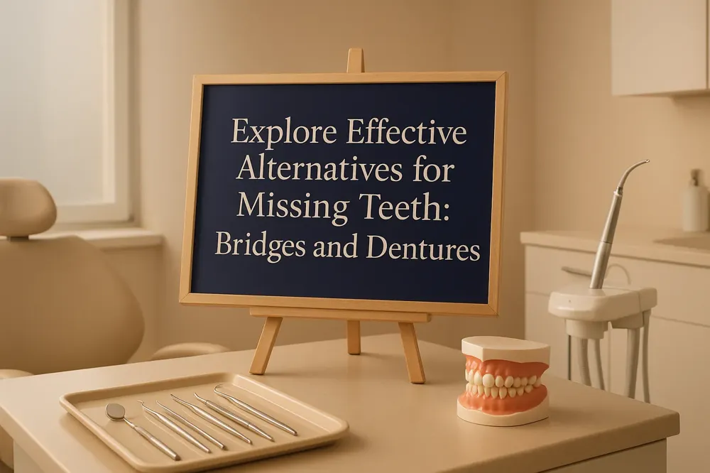 Explore Effective Alternatives for Missing Teeth: Bridges and Dentures