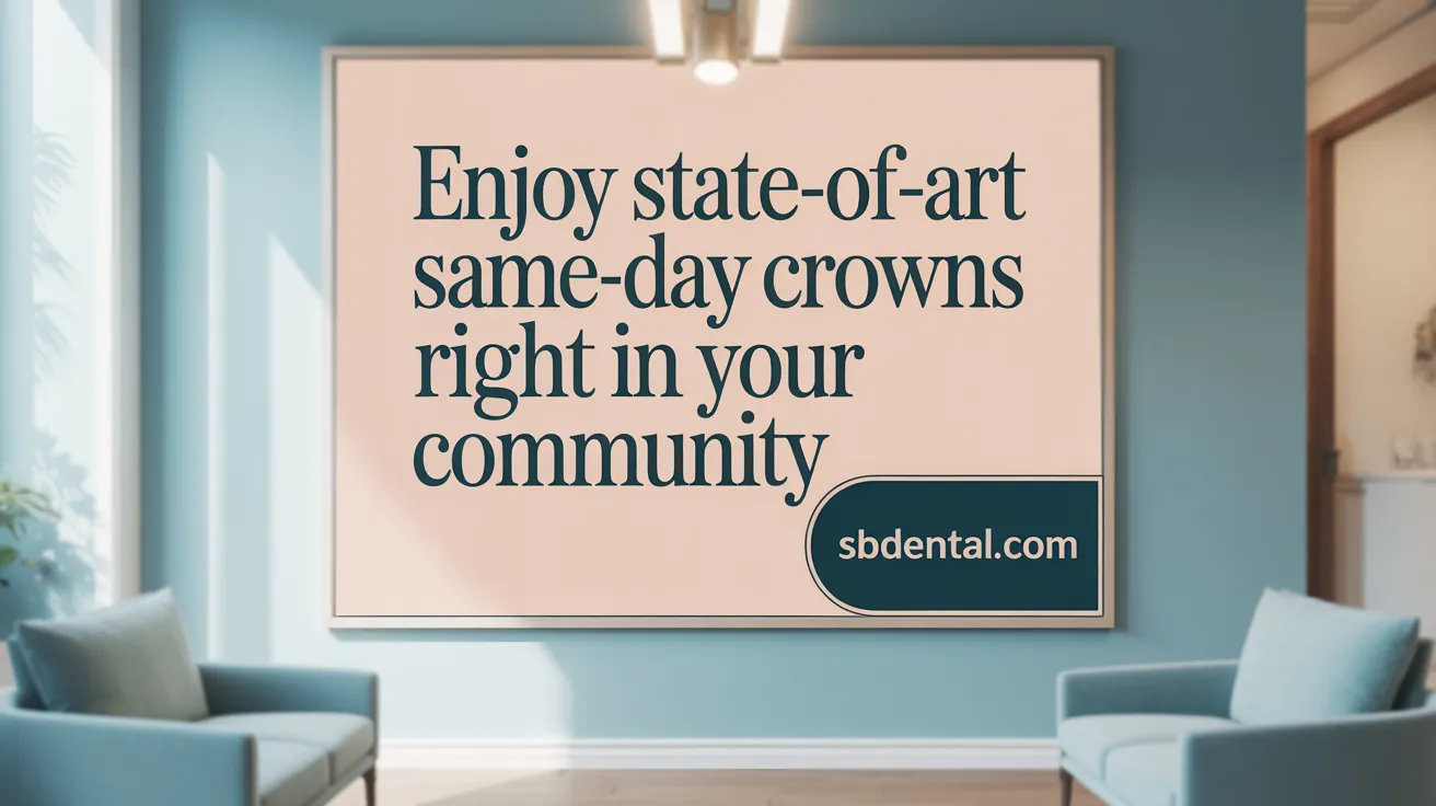Enjoy State-of-the-Art Same-Day Crowns Right in Your Community
