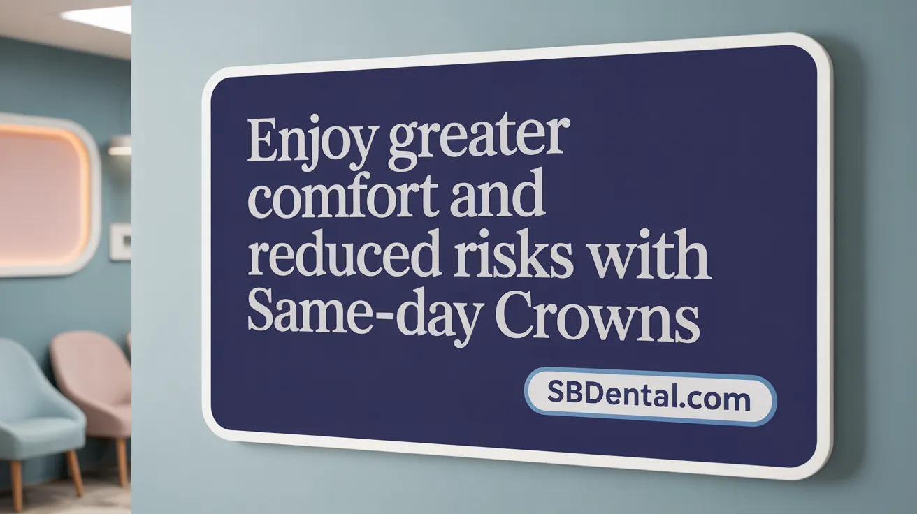 Enjoy Greater Comfort and Reduced Risks with Same-Day Crowns