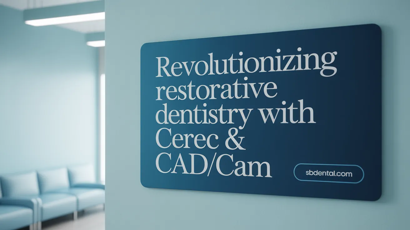 Revolutionizing Restorative Dentistry with CEREC & CAD/CAM