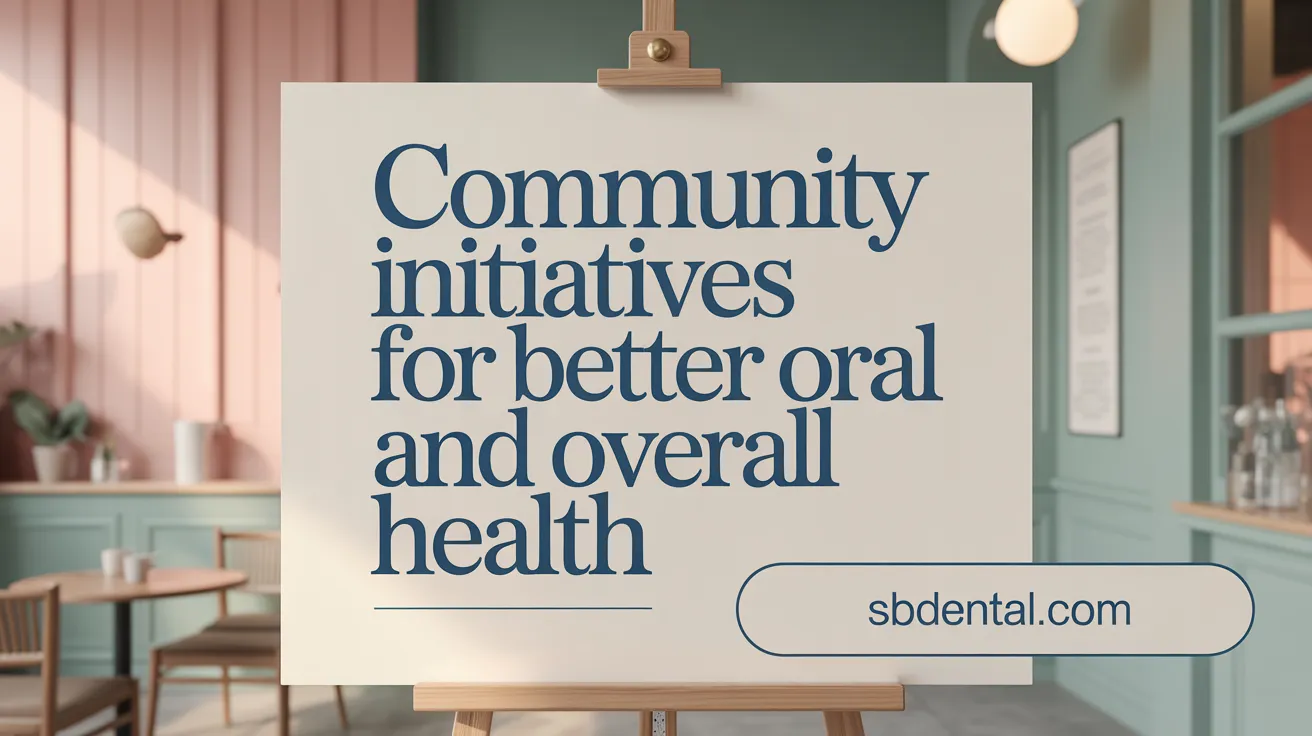 Community Initiatives for Better Oral and Overall Health