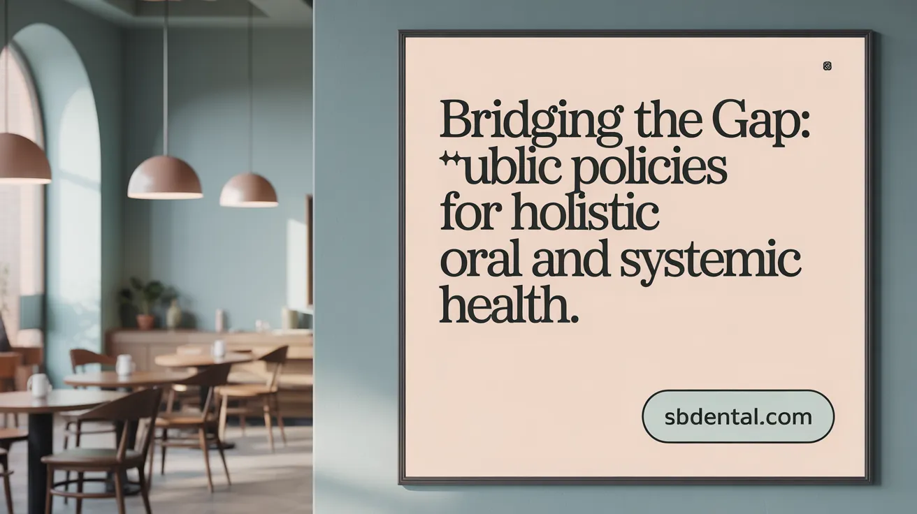 Bridging the Gap: Public Policies for Holistic Oral and Systemic Health