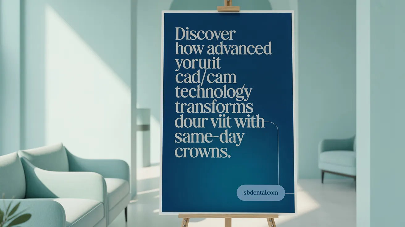 Discover how advanced CAD/CAM technology transforms your dental visits with same-day crowns.