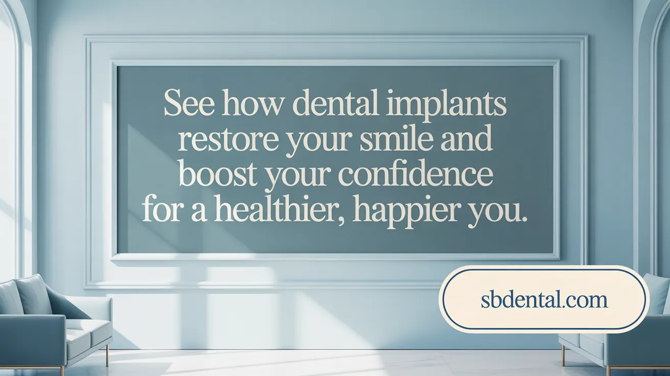 See how dental implants restore your smile and boost your confidence for a healthier, happier you.