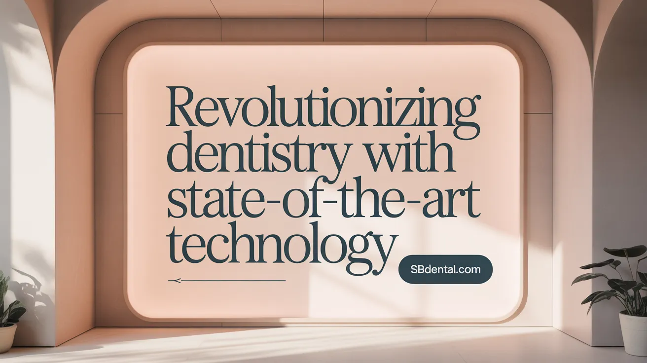 Revolutionizing Dentistry with State-of-the-Art Technology