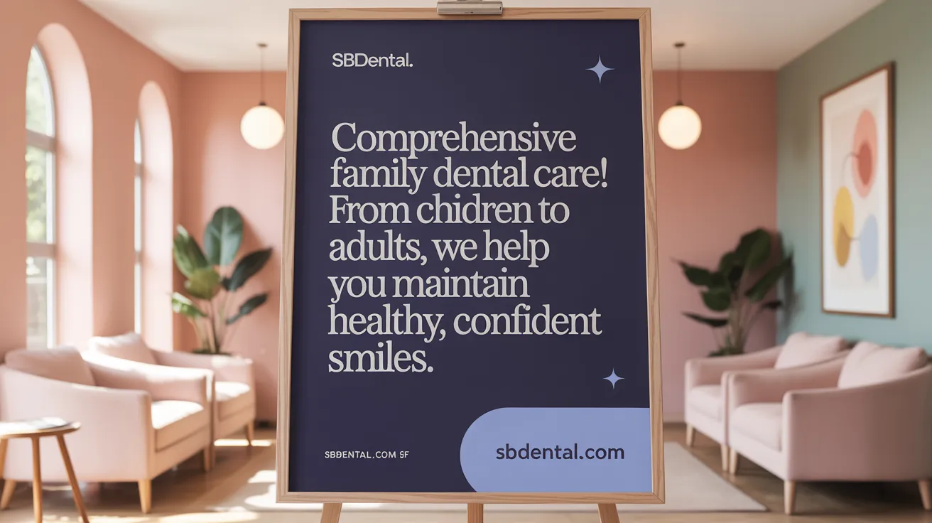 Comprehensive Family Dental Care! From children to adults, we help you maintain healthy, confident smiles.