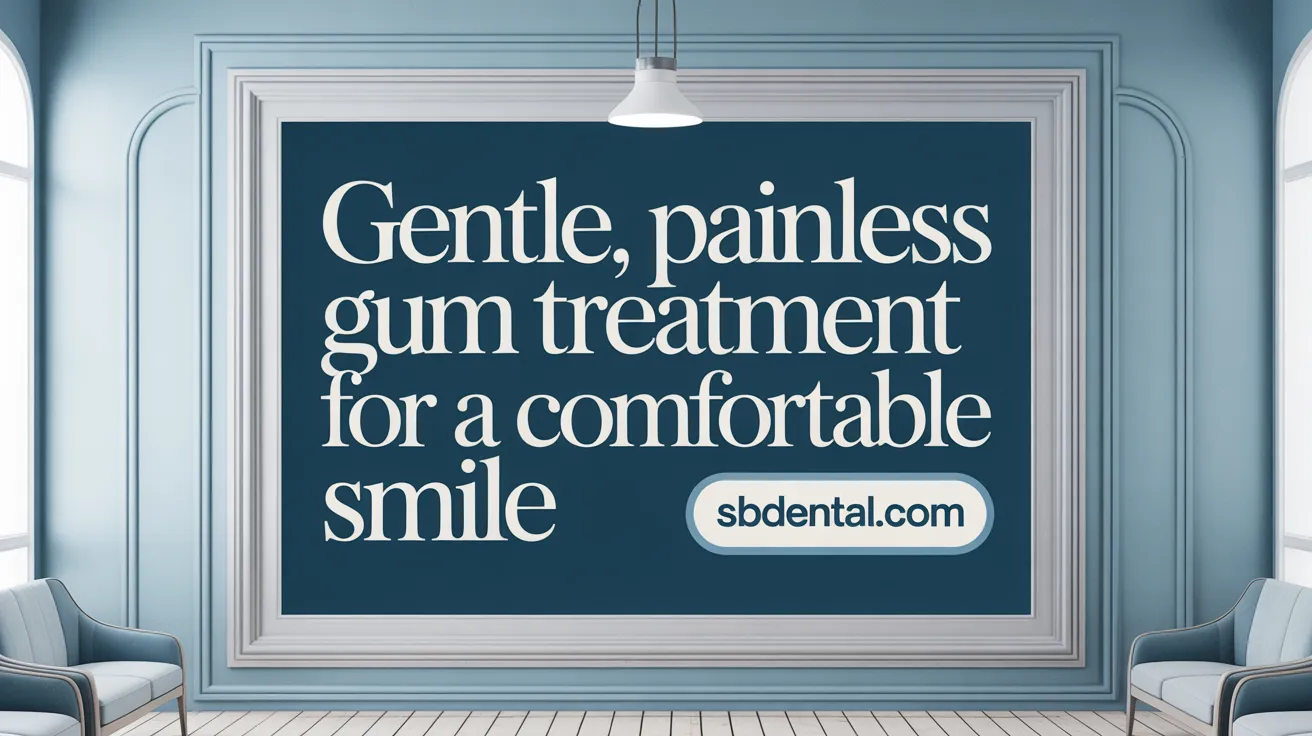 Gentle, Painless Gum Treatment for a Comfortable Smile