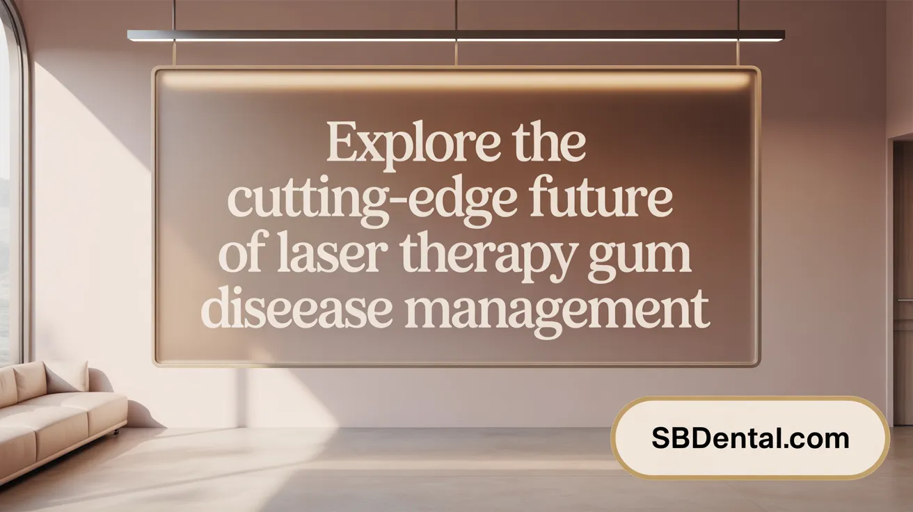 Explore the Cutting-Edge Future of Laser Therapy in Gum Disease Management