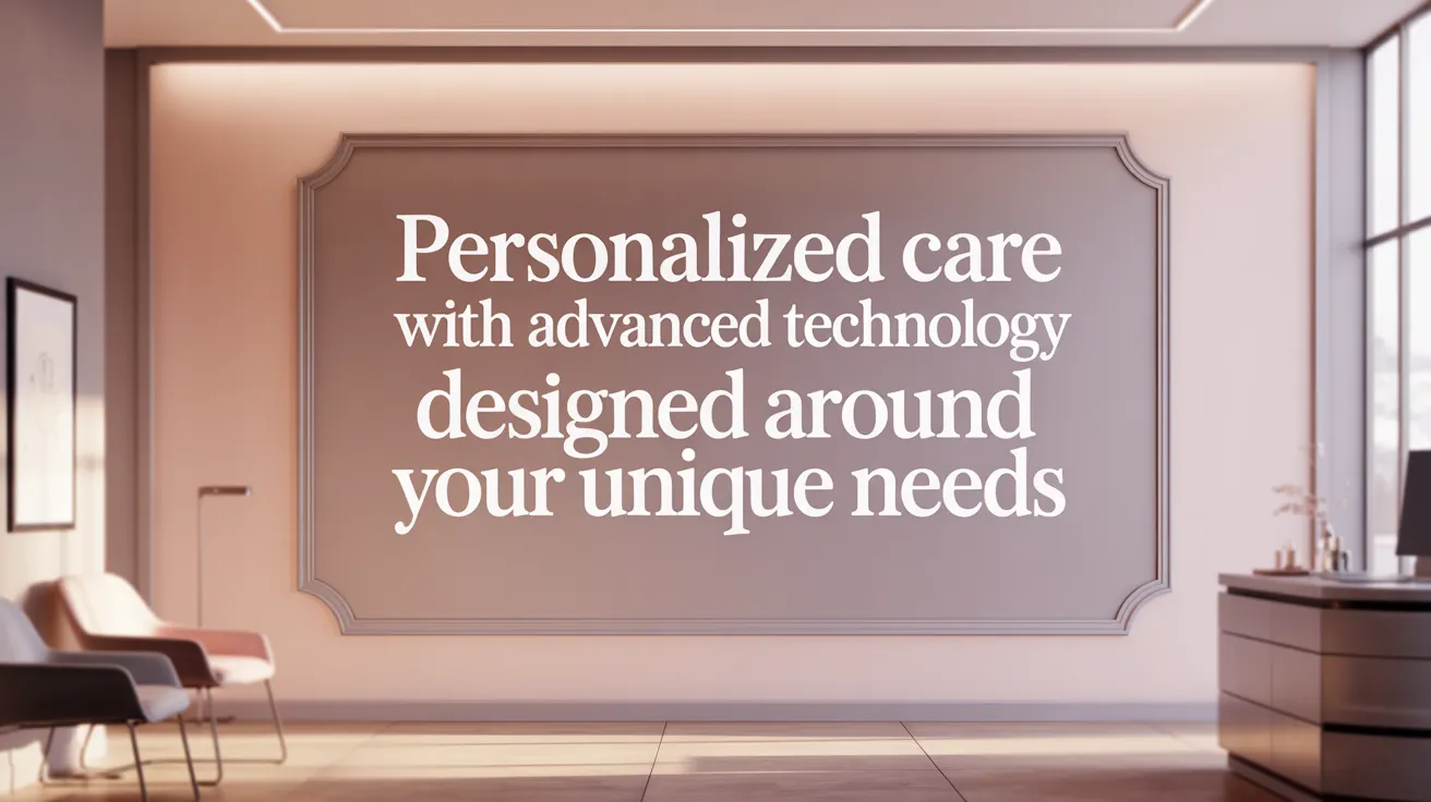 Personalized care with advanced technology designed around your unique needs