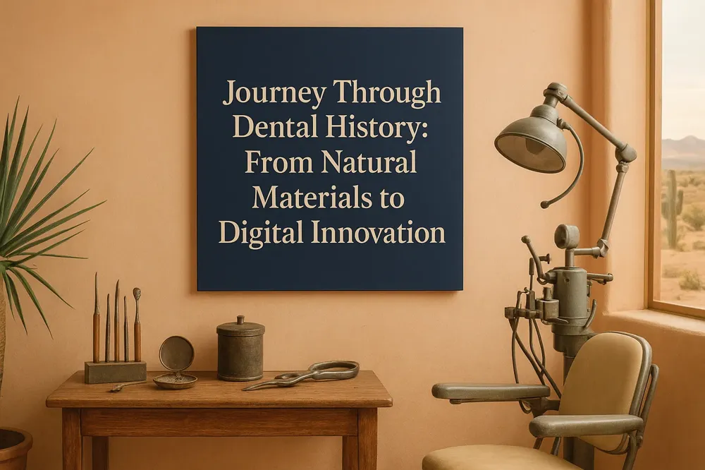 Journey Through Dental History: From Natural Materials to Digital Innovation