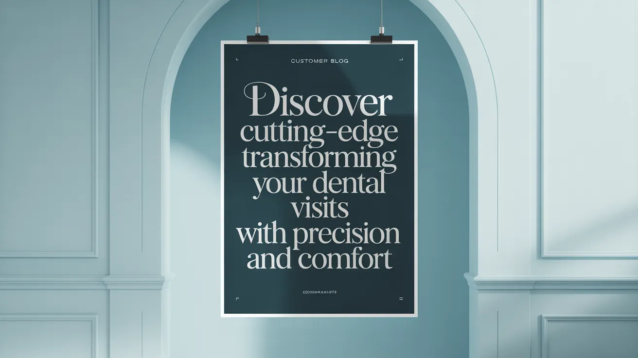 Discover cutting-edge tech transforming your dental visits with precision and comfort