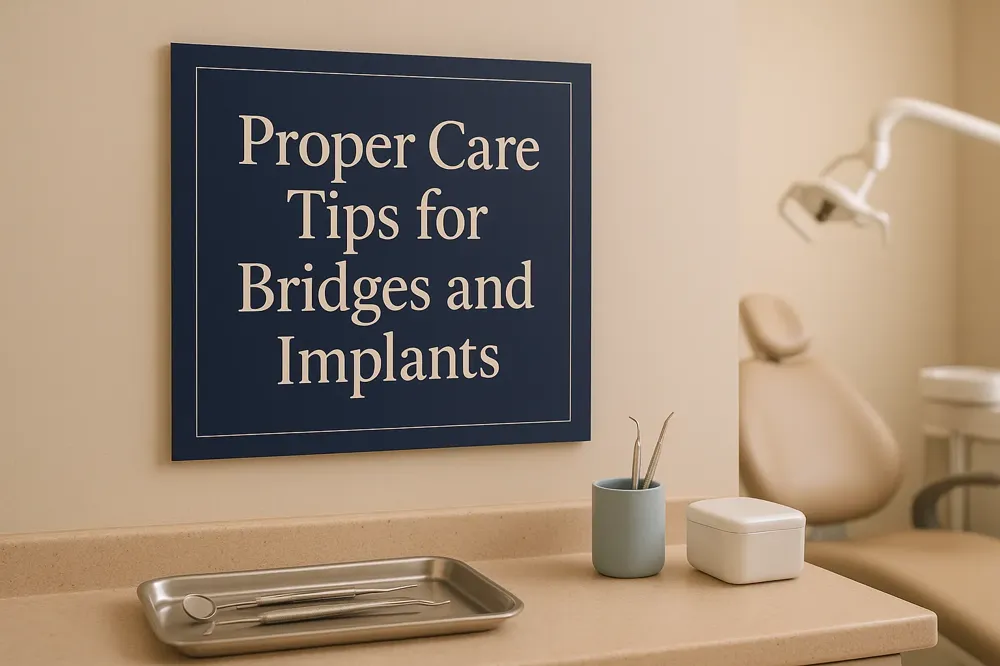 Proper Care Tips for Bridges and Implants