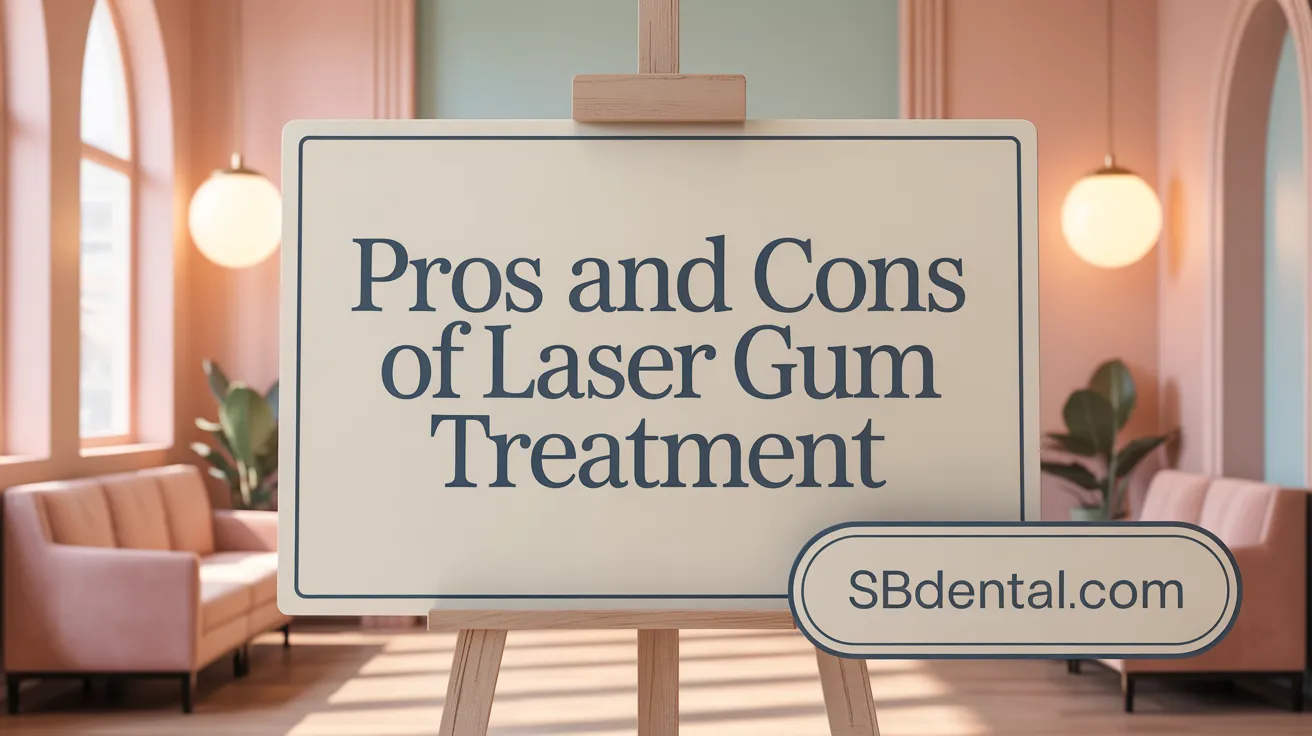 Pros and Cons of Laser Gum Treatment