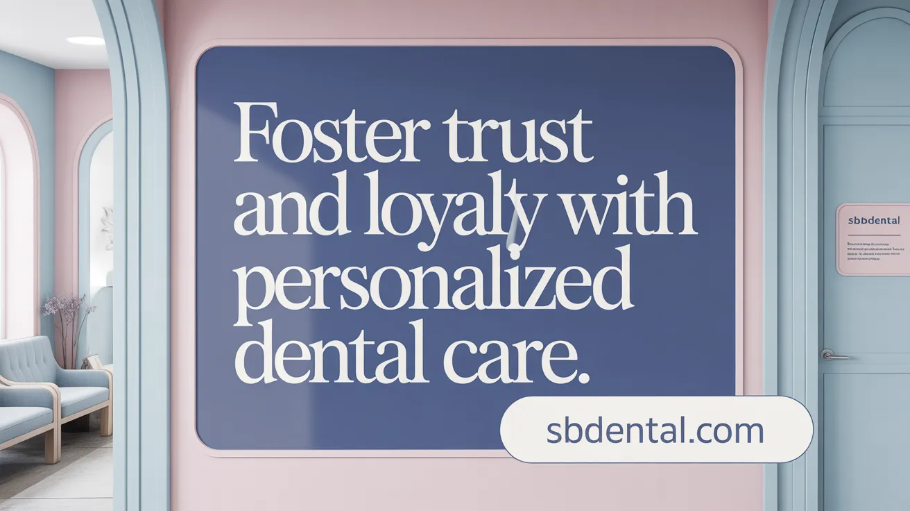 Foster Trust and Loyalty with Personalized Dental Care