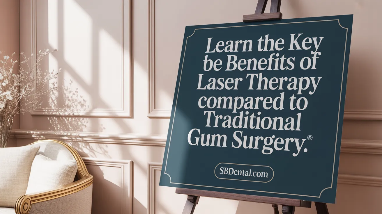 Learn the Key Benefits of Laser Therapy Compared to Traditional Gum Surgery