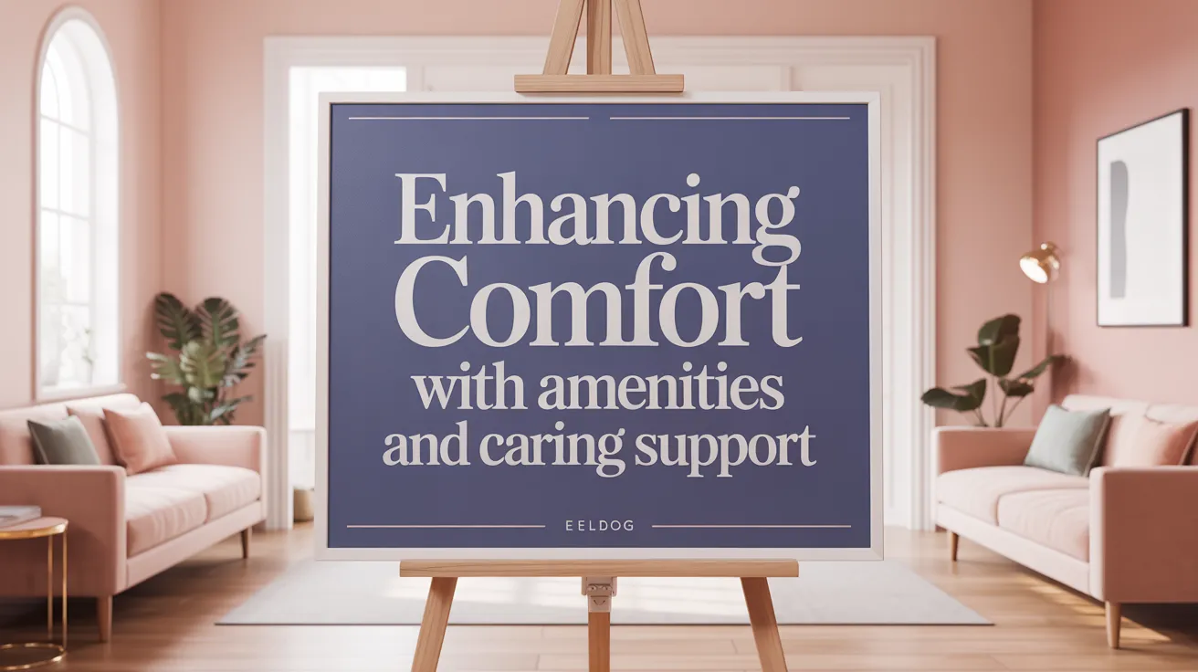 Enhancing Comfort with Amenities and Caring Support
