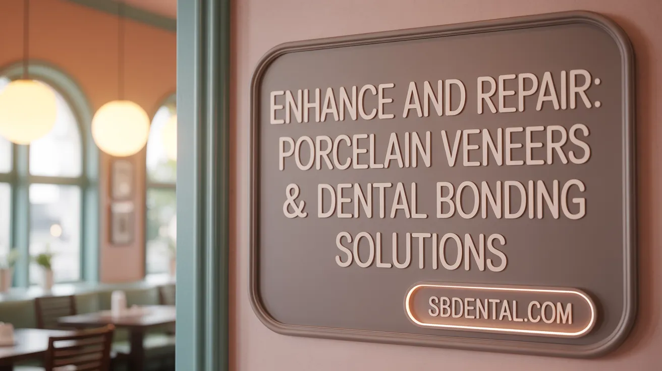 Enhance and Repair: Porcelain Veneers & Dental Bonding Solutions