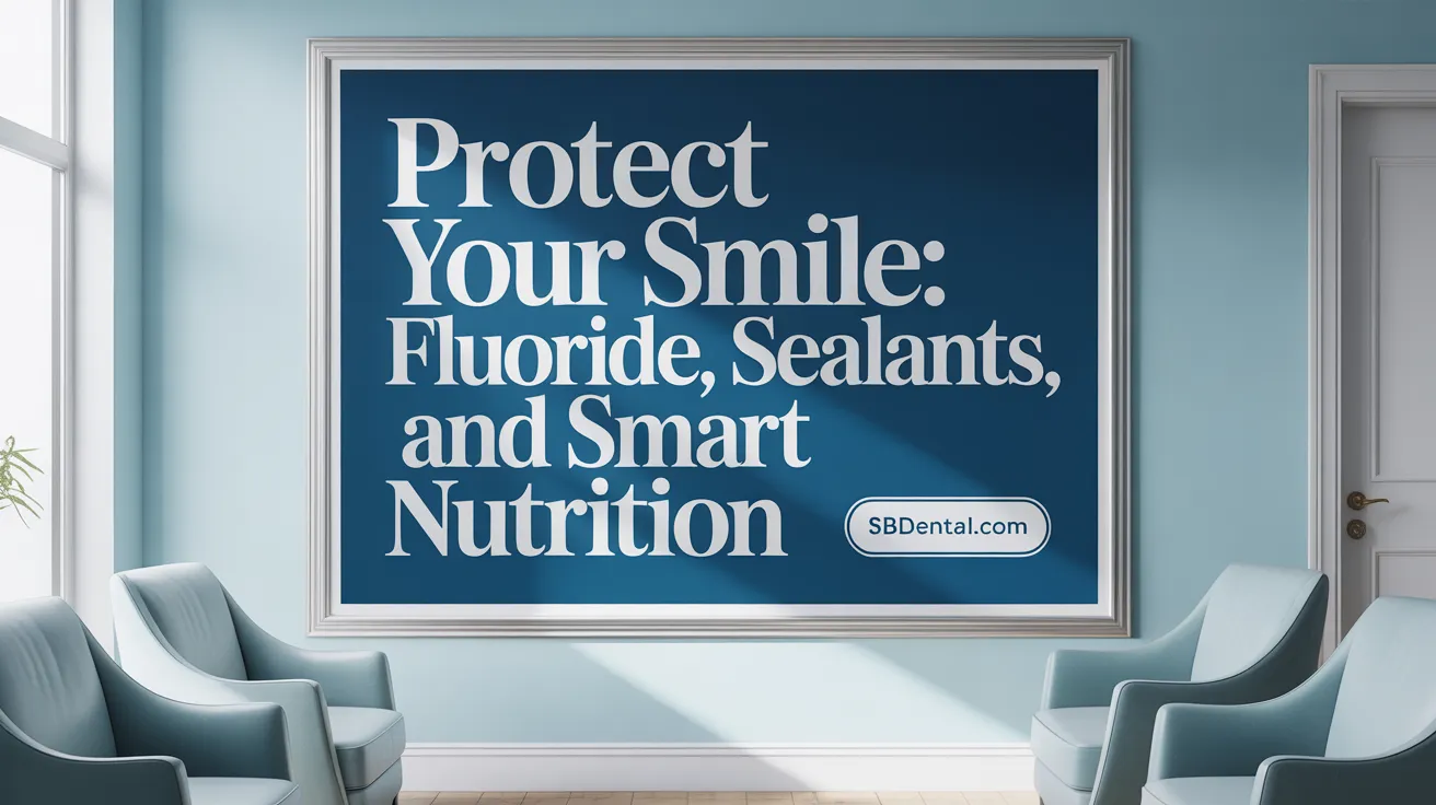 Protect Your Smile: Fluoride, Sealants, and Smart Nutrition