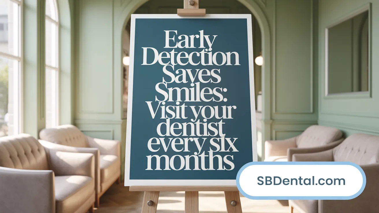 Early Detection Saves Smiles: Visit Your Dentist Every Six Months