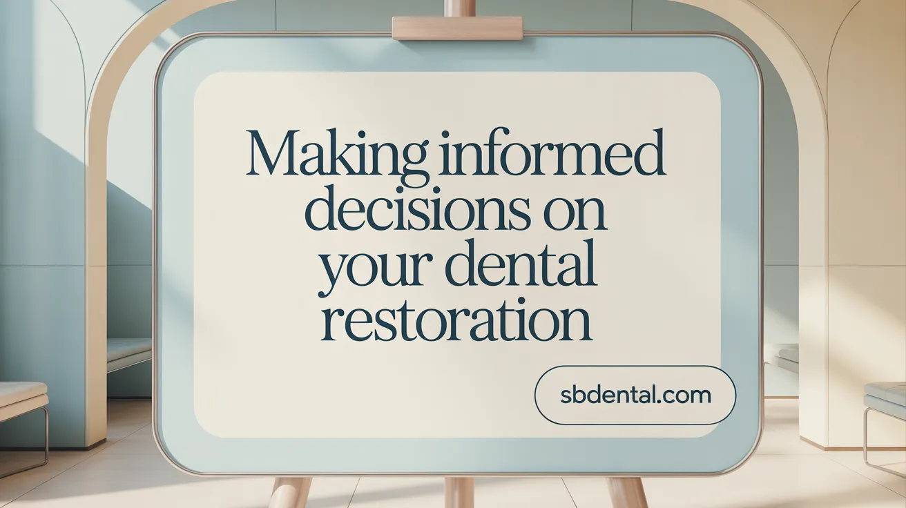 Making Informed Decisions on Your Dental Restoration
