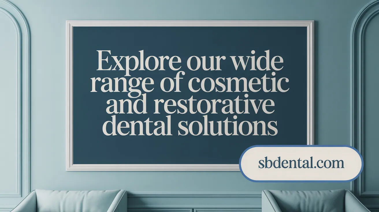 Explore Our Wide Range of Cosmetic and Restorative Dental Solutions