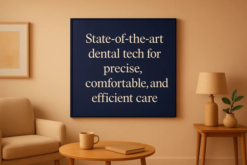 State-of-the-art dental tech for precise, comfortable, and efficient care