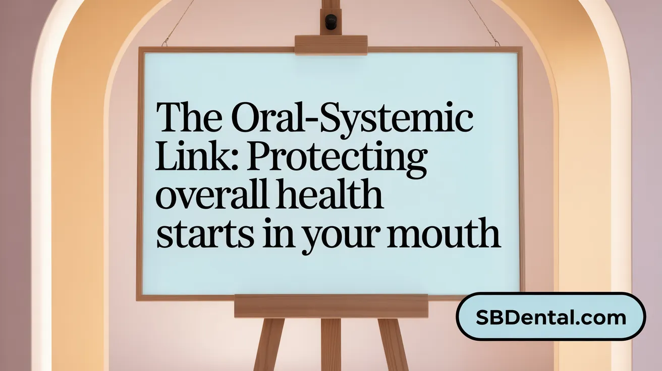 The Oral-Systemic Link: Protecting Overall Health Starts in Your Mouth