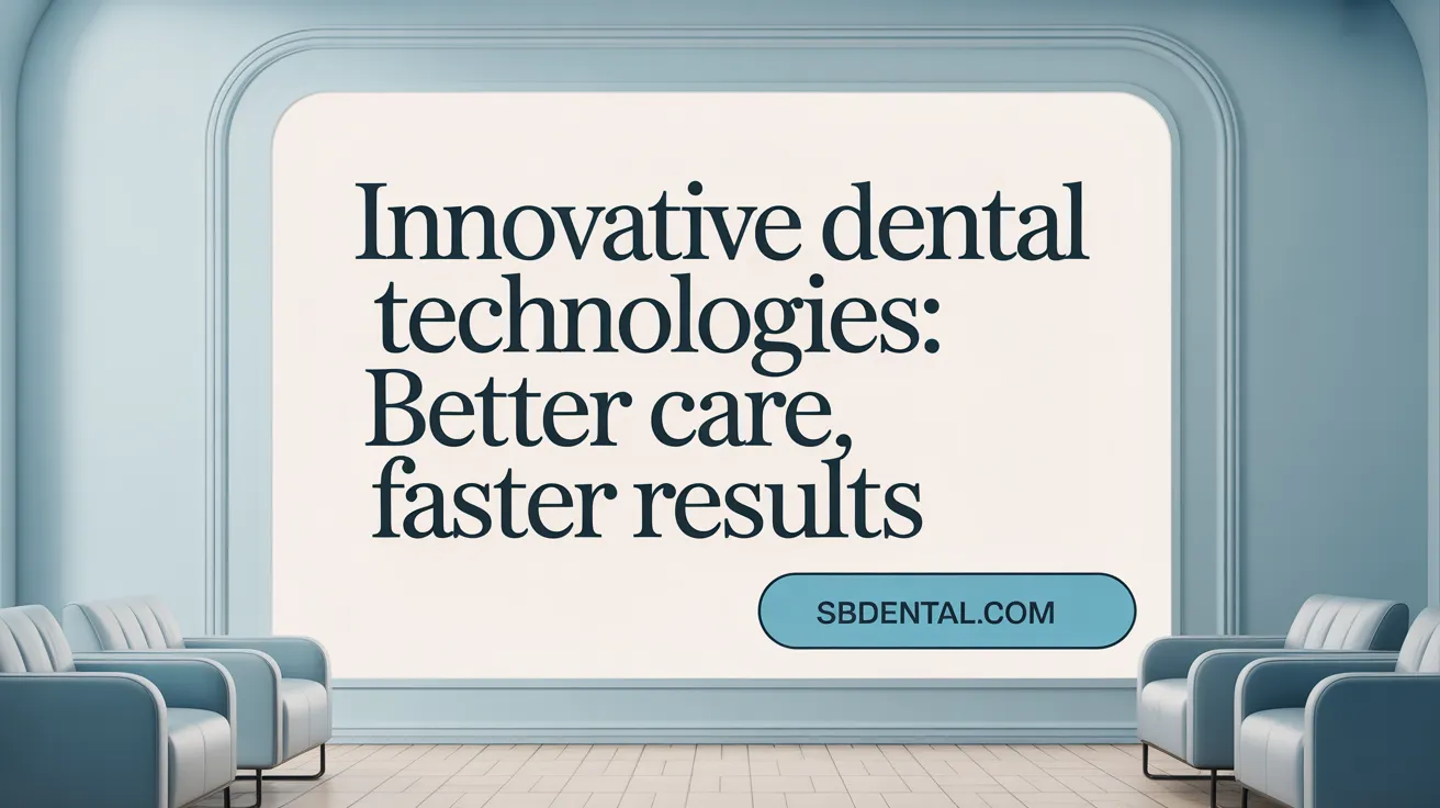 Innovative Dental Technologies: Better Care, Faster Results