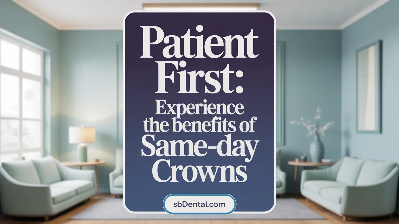 Patient First: Experience the Benefits of Same-Day Crowns