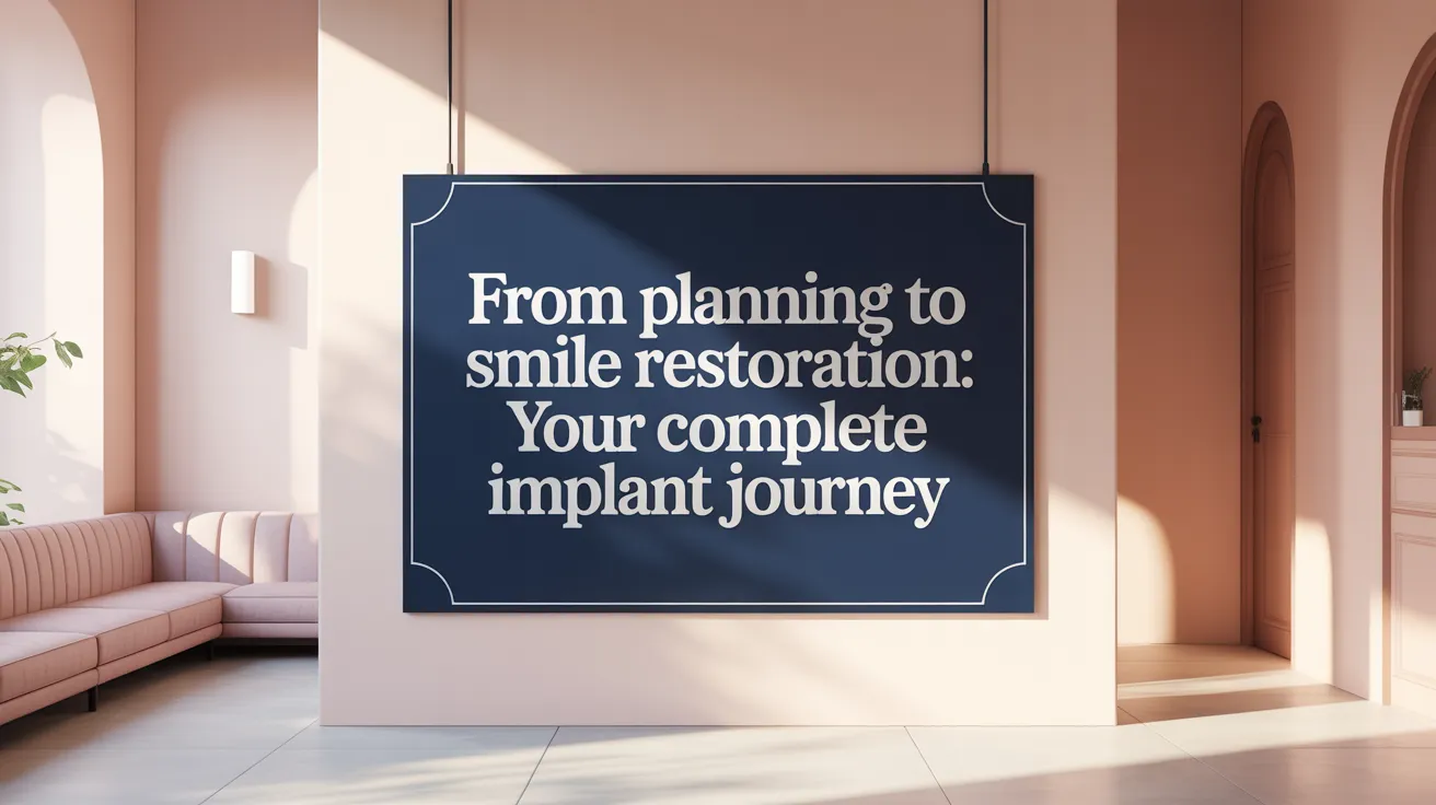 From Planning to Smile Restoration: Your Complete Implant Journey