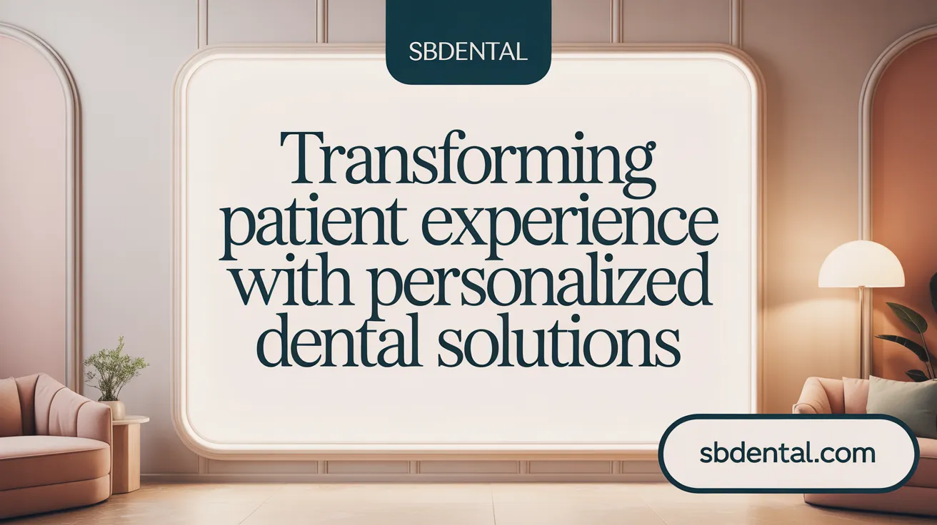 Transforming Patient Experience with Personalized Dental Solutions