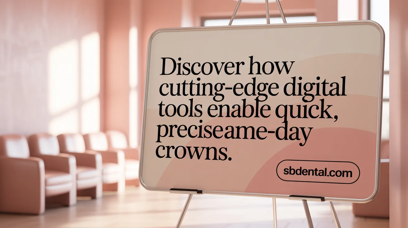 Discover how cutting-edge digital tools enable quick, precise same-day crowns.