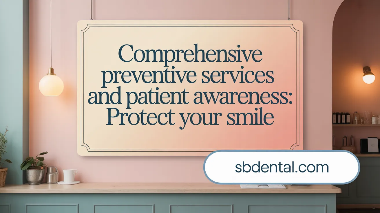 Comprehensive Preventive Services and Patient Awareness: Protect Your Smile