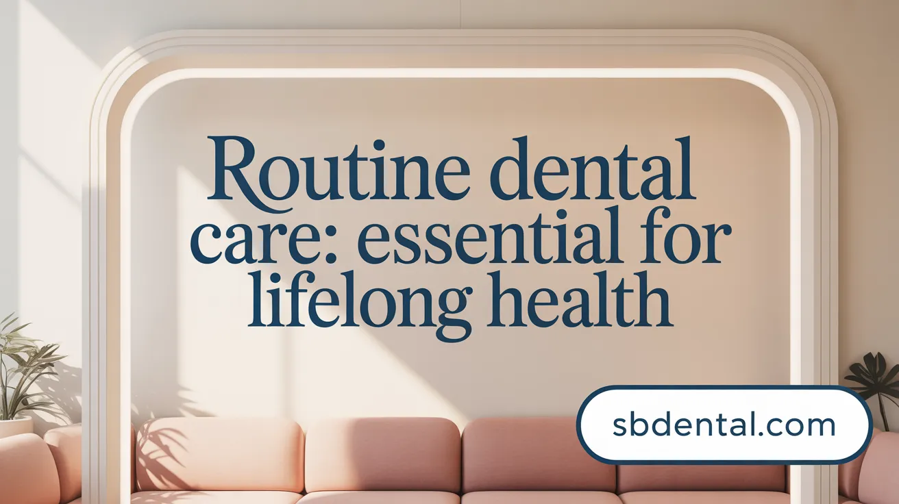 Routine Dental Care: Essential for Lifelong Health