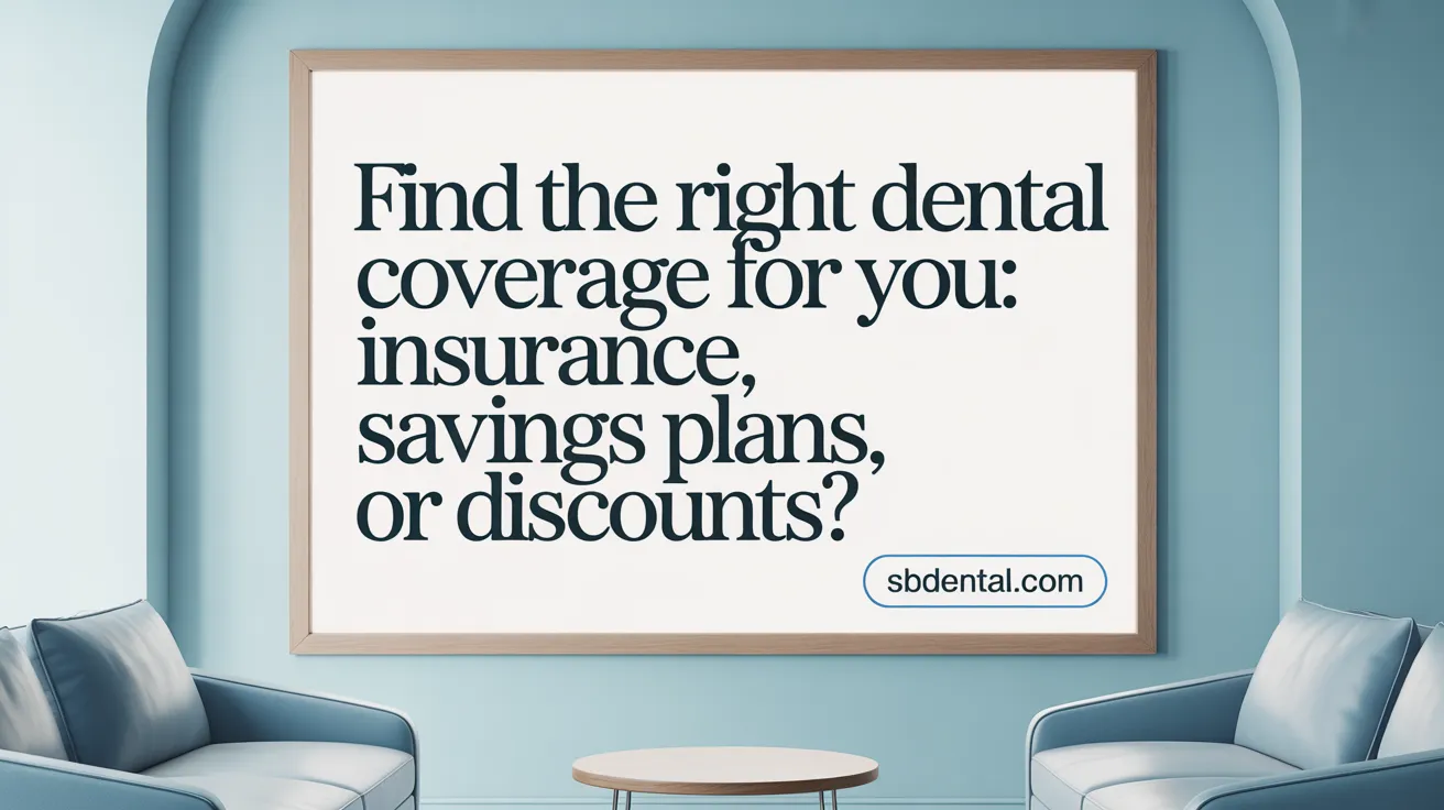 Find the Right Dental Coverage for You: Insurance, Savings Plans, or Discounts?