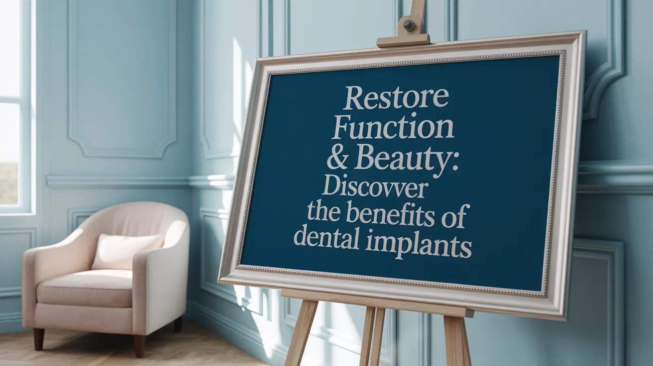 Restore Function & Beauty: Discover the Benefits of Dental Implants