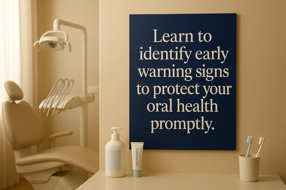 Learn to identify early warning signs to protect your oral health promptly.