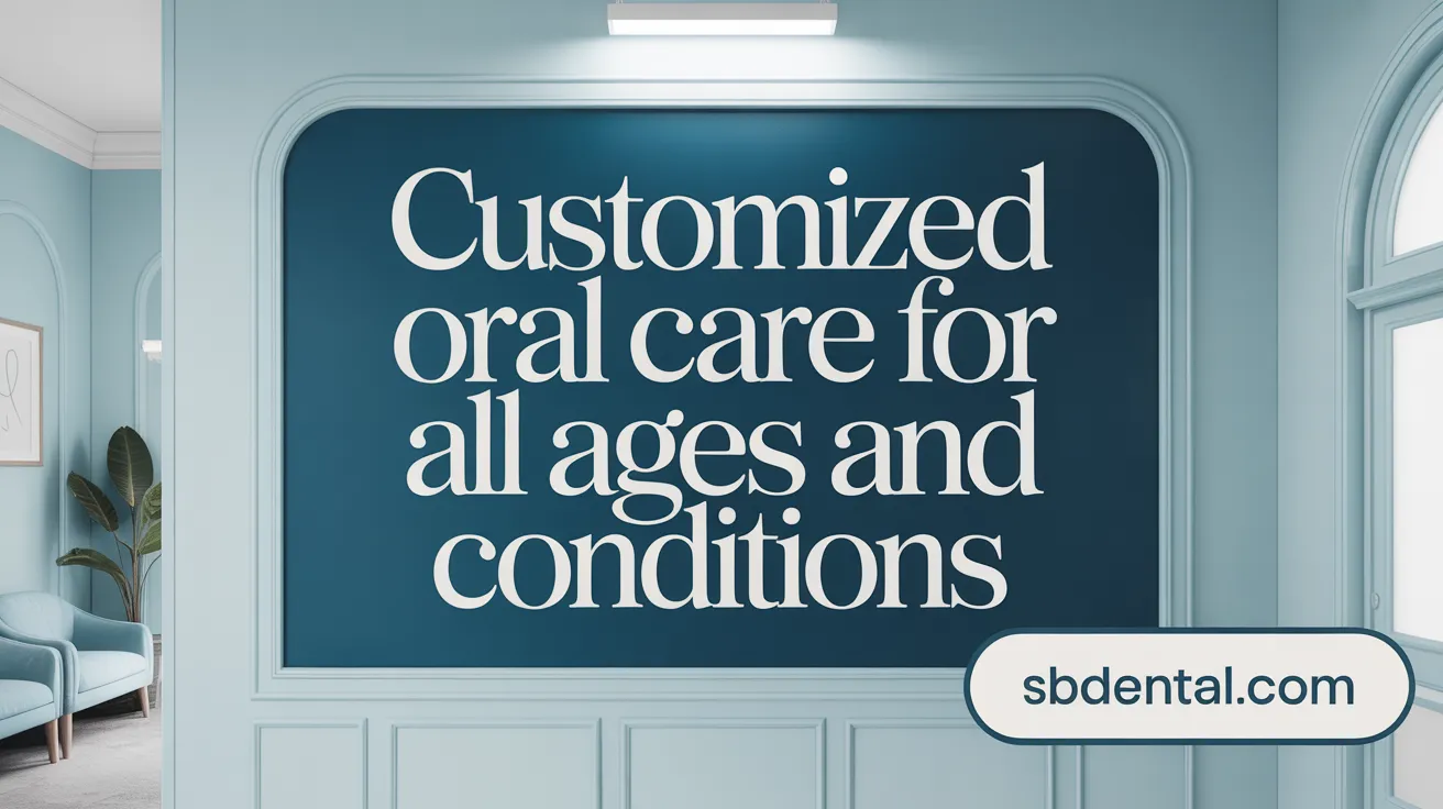 Customized Oral Care for All Ages and Conditions