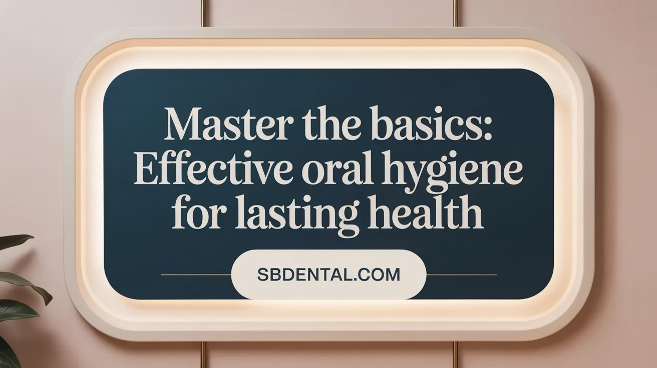 Master the Basics: Effective Oral Hygiene for Lasting Health