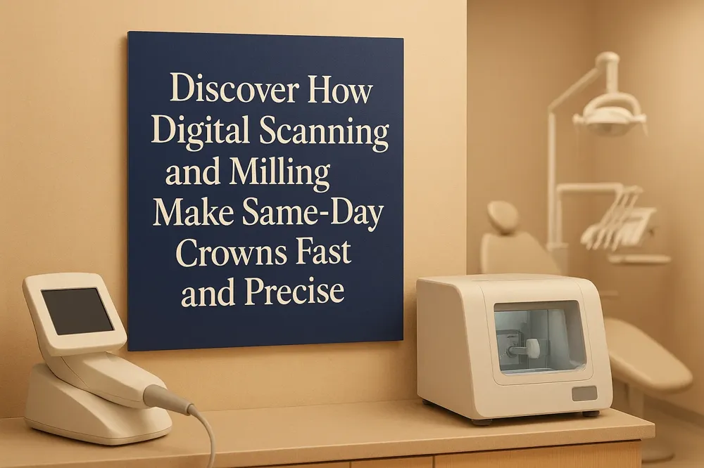 Discover How Digital Scanning and Milling Make Same-Day Crowns Fast and Precise