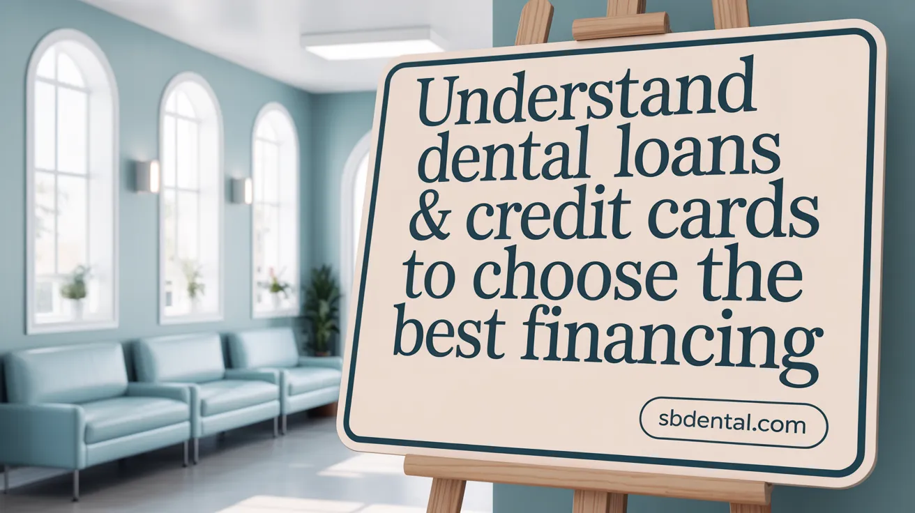 Understand Dental Loans & Credit Cards to Choose the Best Financing