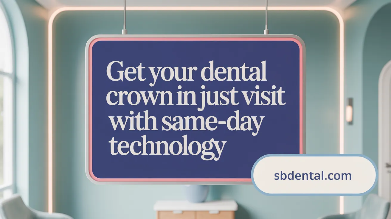 Get Your Dental Crown in Just One Visit with Same-Day Technology