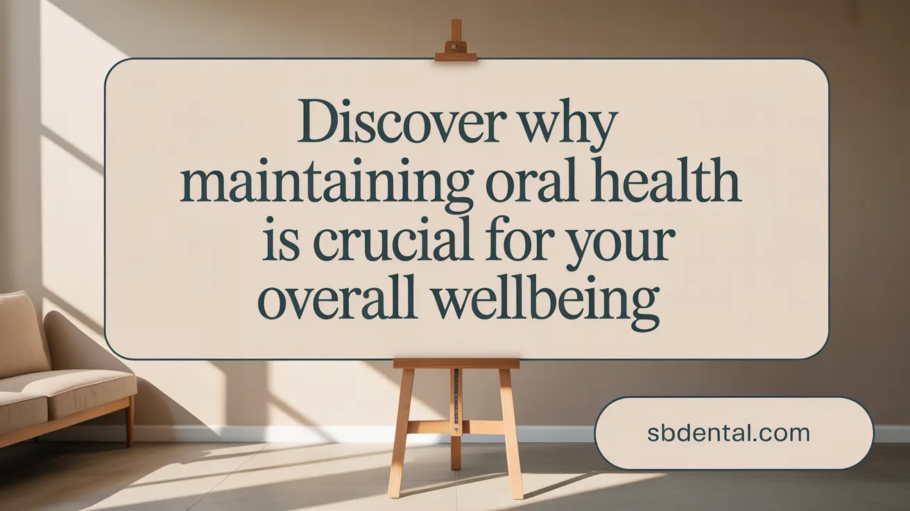 Discover why maintaining oral health is crucial for your overall wellbeing