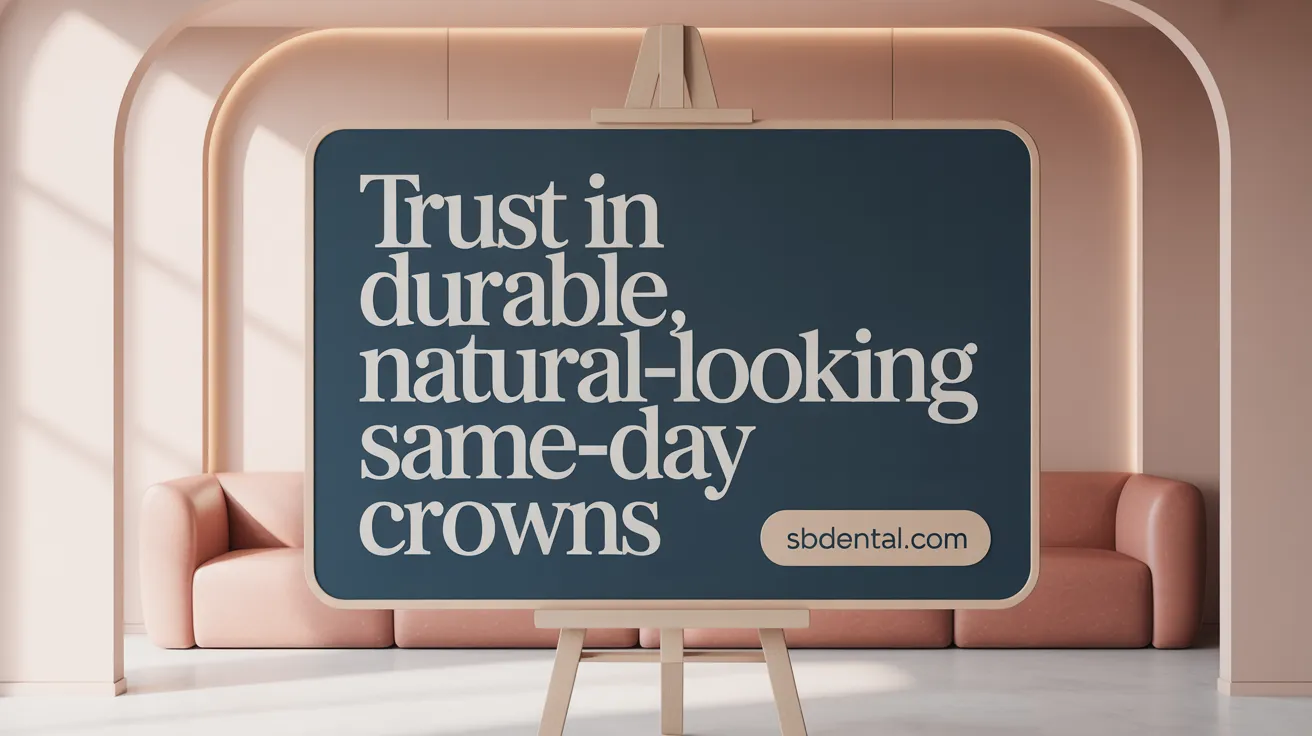 Trust in Durable, Natural-Looking Same-Day Crowns